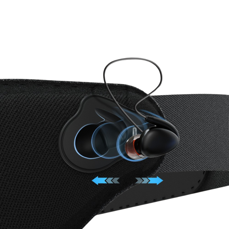 The Nightly Ritual: 100% Blackout Sleep Mask & Immersive Sound System